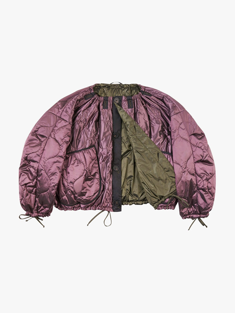 BOMBER PARACHUTE AMETHYSTE & OLIVE