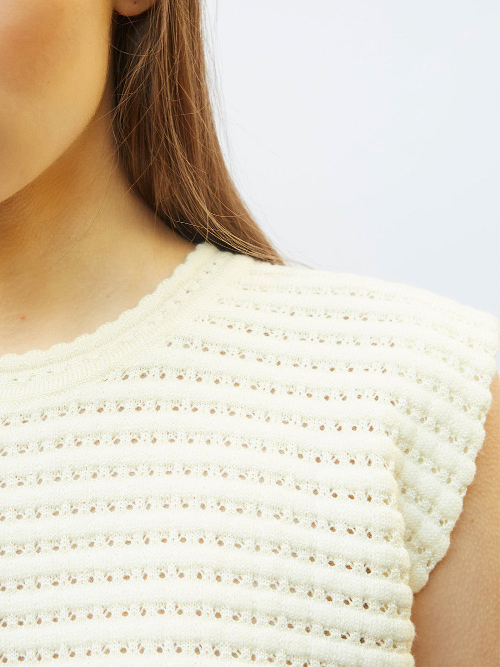 BAMBI NATURAL KNITTED TOP