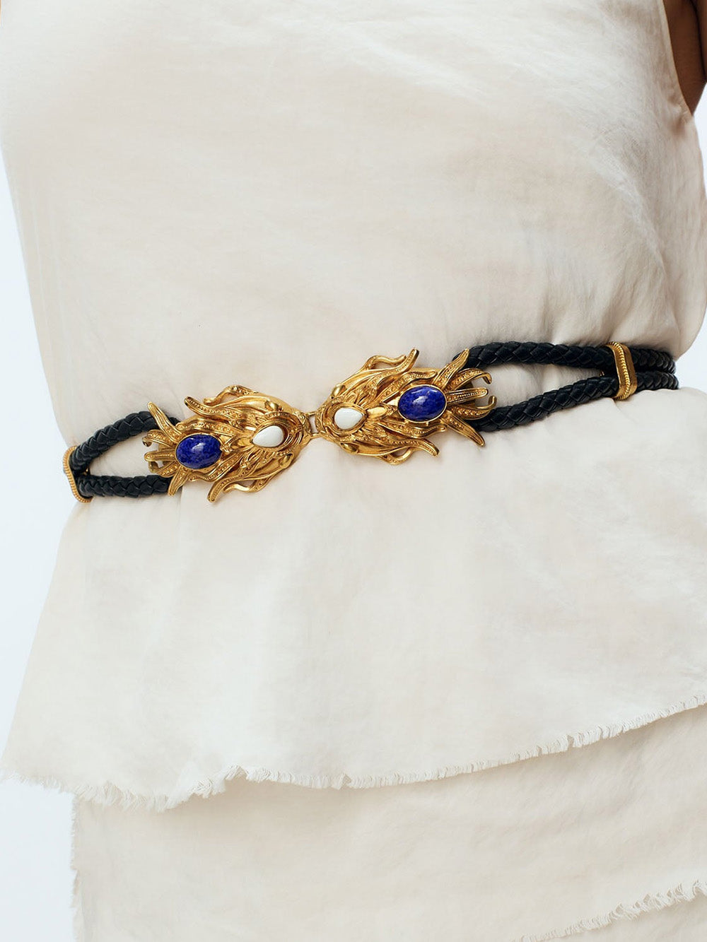 CEINTURE DRAGON FISH NOIR