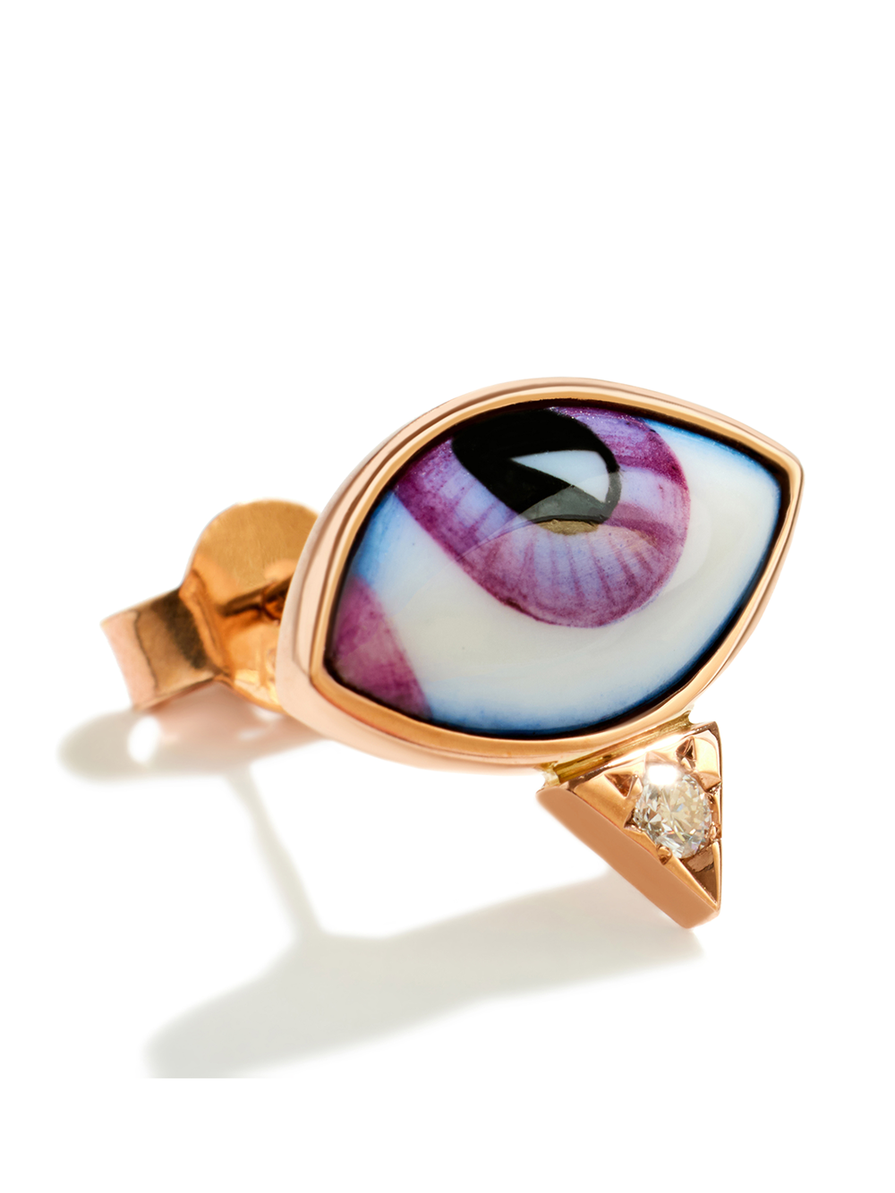 BO PETIT MAUVE GOLD 14K DIAM
