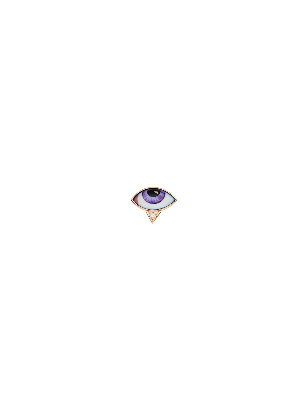 BO PETIT MAUVE GOLD 14K DIAM
