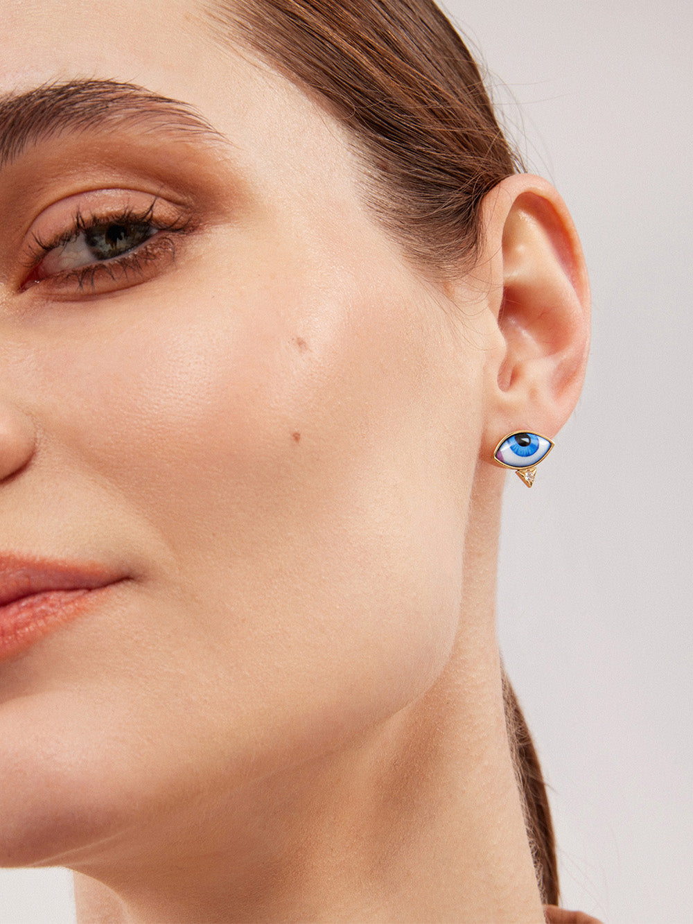 BOUCLE D'OREILLE PETIT BLEU