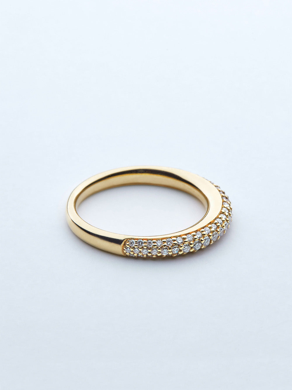 BAGUE BONCHE PAVÉ CHIQUITO