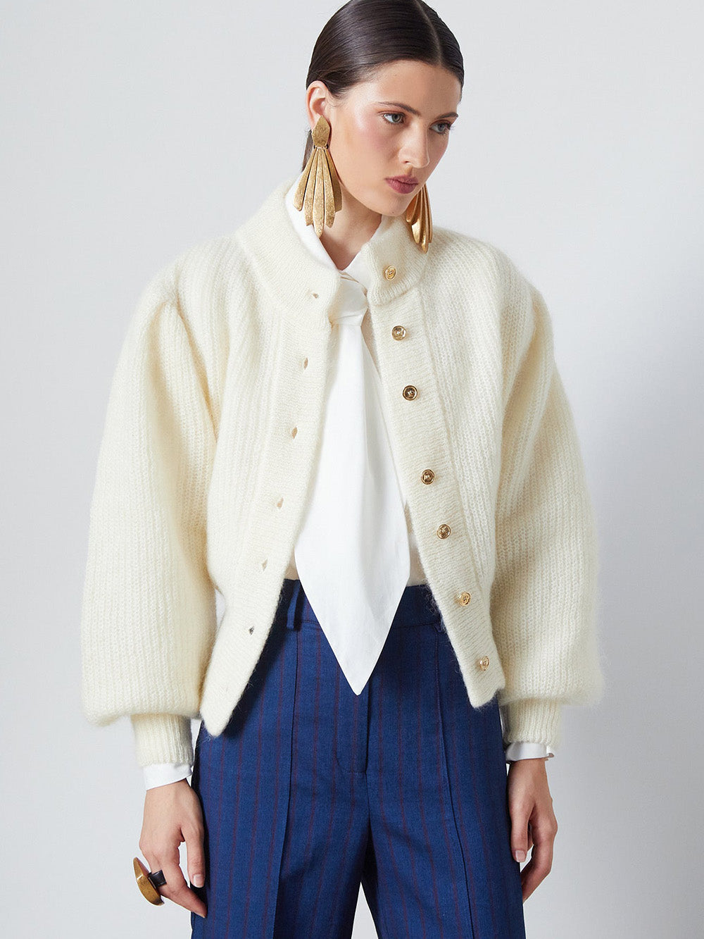 LEANDRA CARDIGAN OFF WHITE