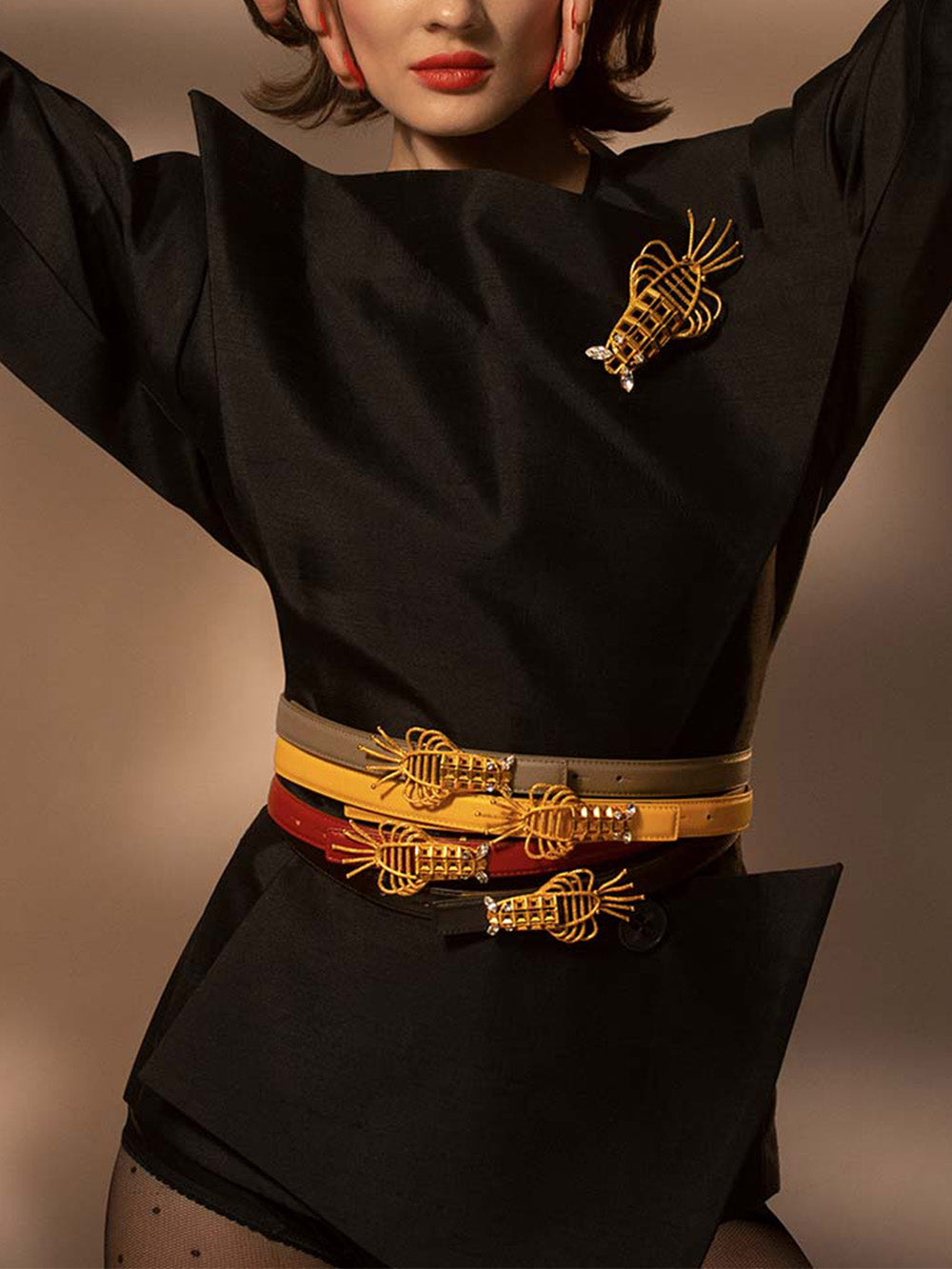 BLACK LOBSTER BELT