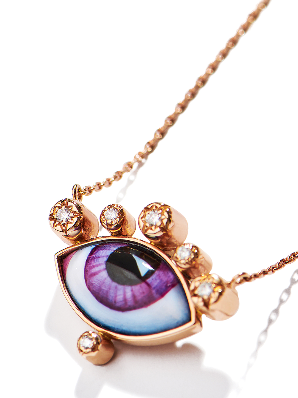 COLLIER RUSSE PETIT MAUVE