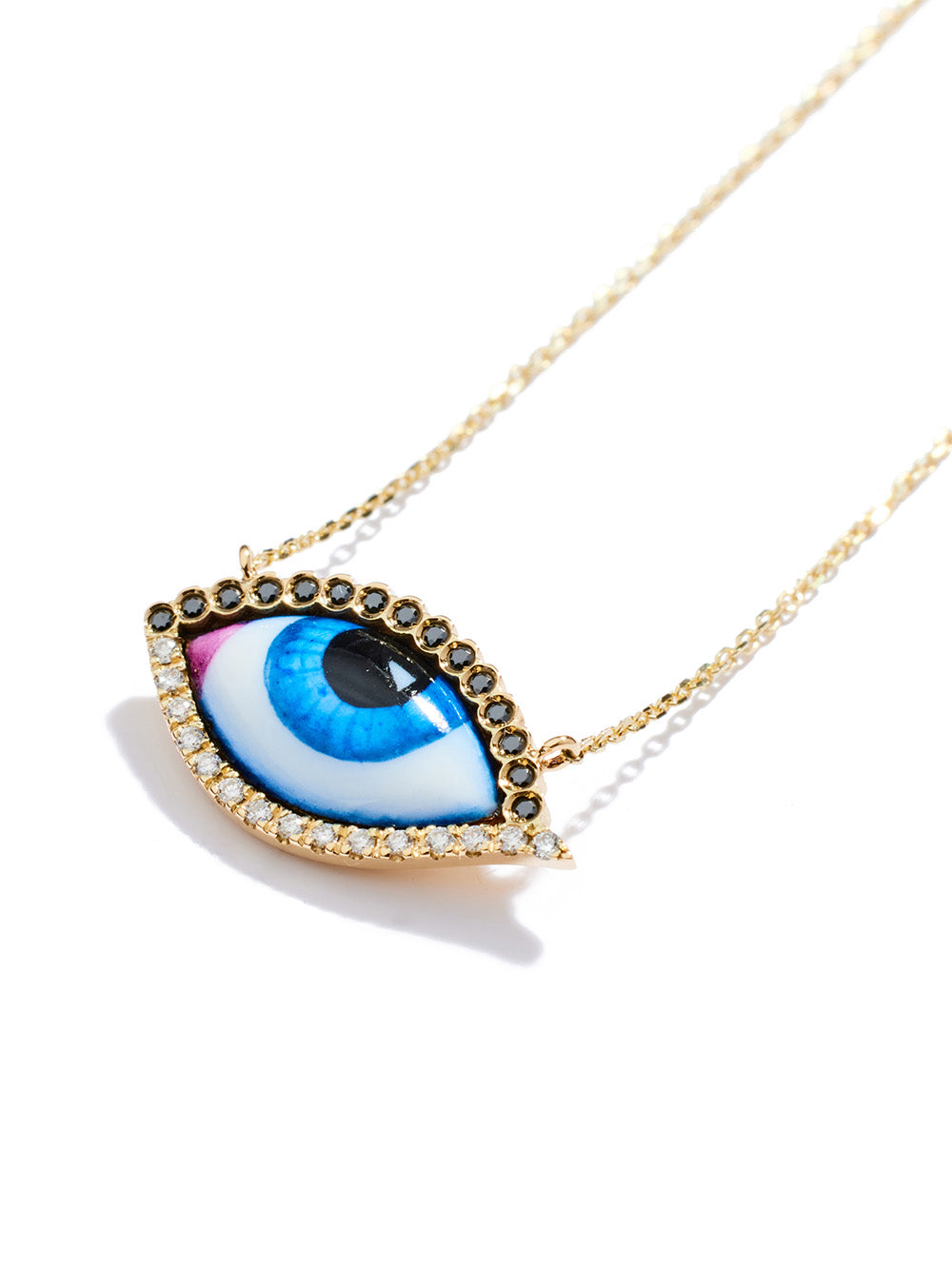SMALL BLUE DIAMOND NECKLACE