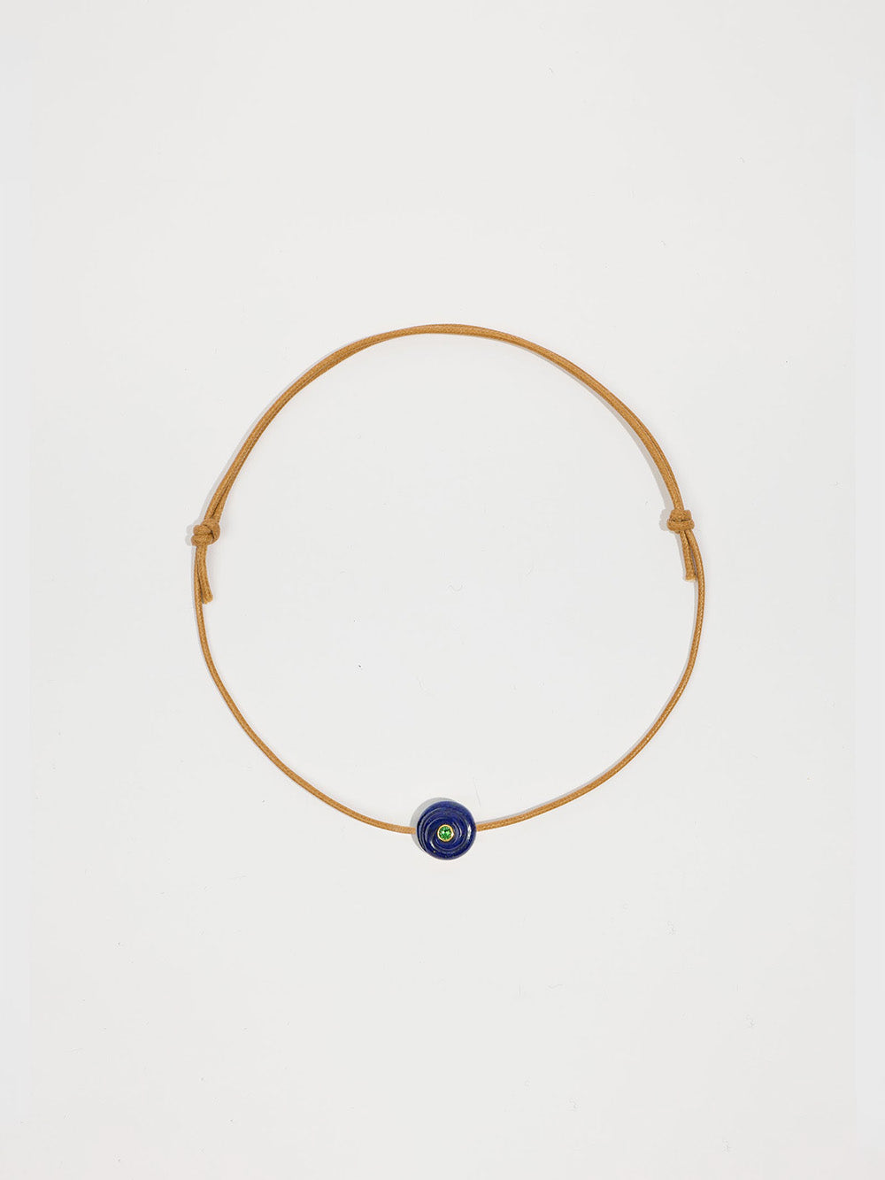 CANDY SPIRAL LAPIS NECKLACE