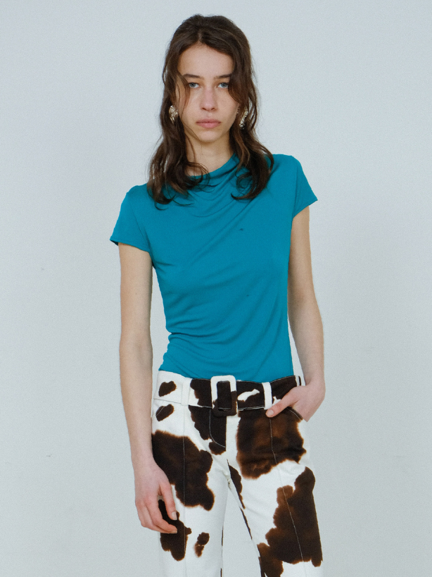 TOP NORA TEAL