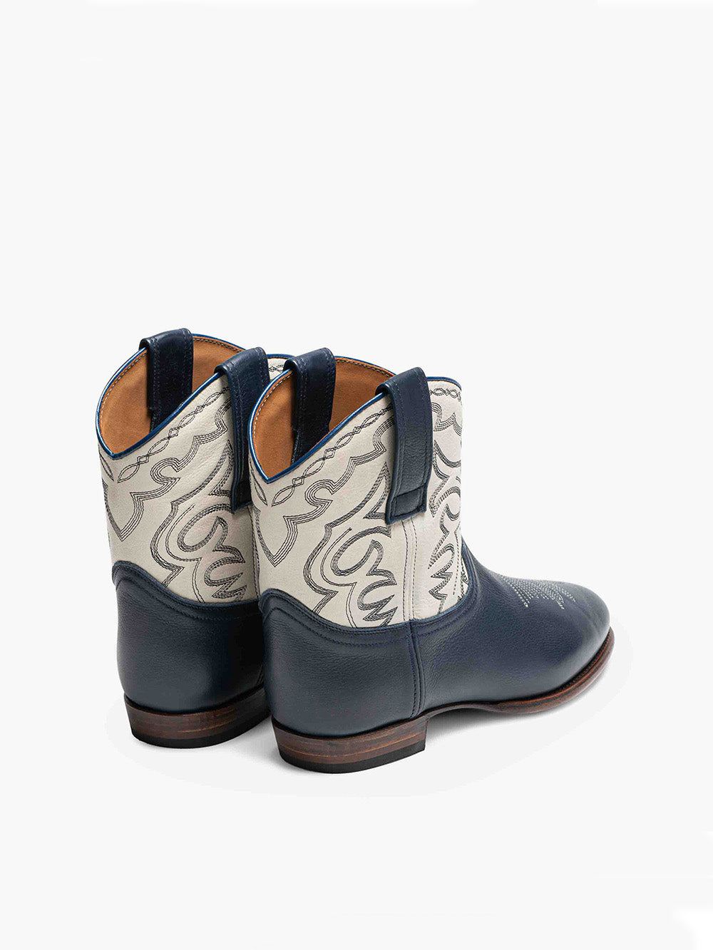 BOTTINES EARLY MIDNIGHT WANDER NAVY CREAM