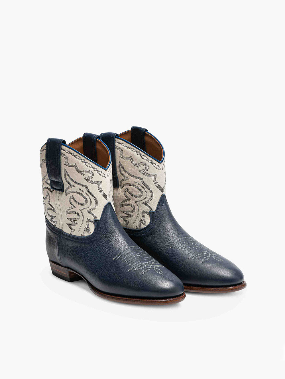 BOTTINES EARLY MIDNIGHT WANDER NAVY CREAM