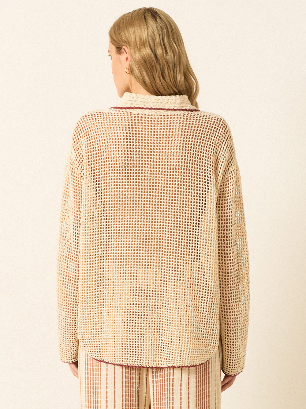 EMERY NAUTILUS CROCHET SHIRT