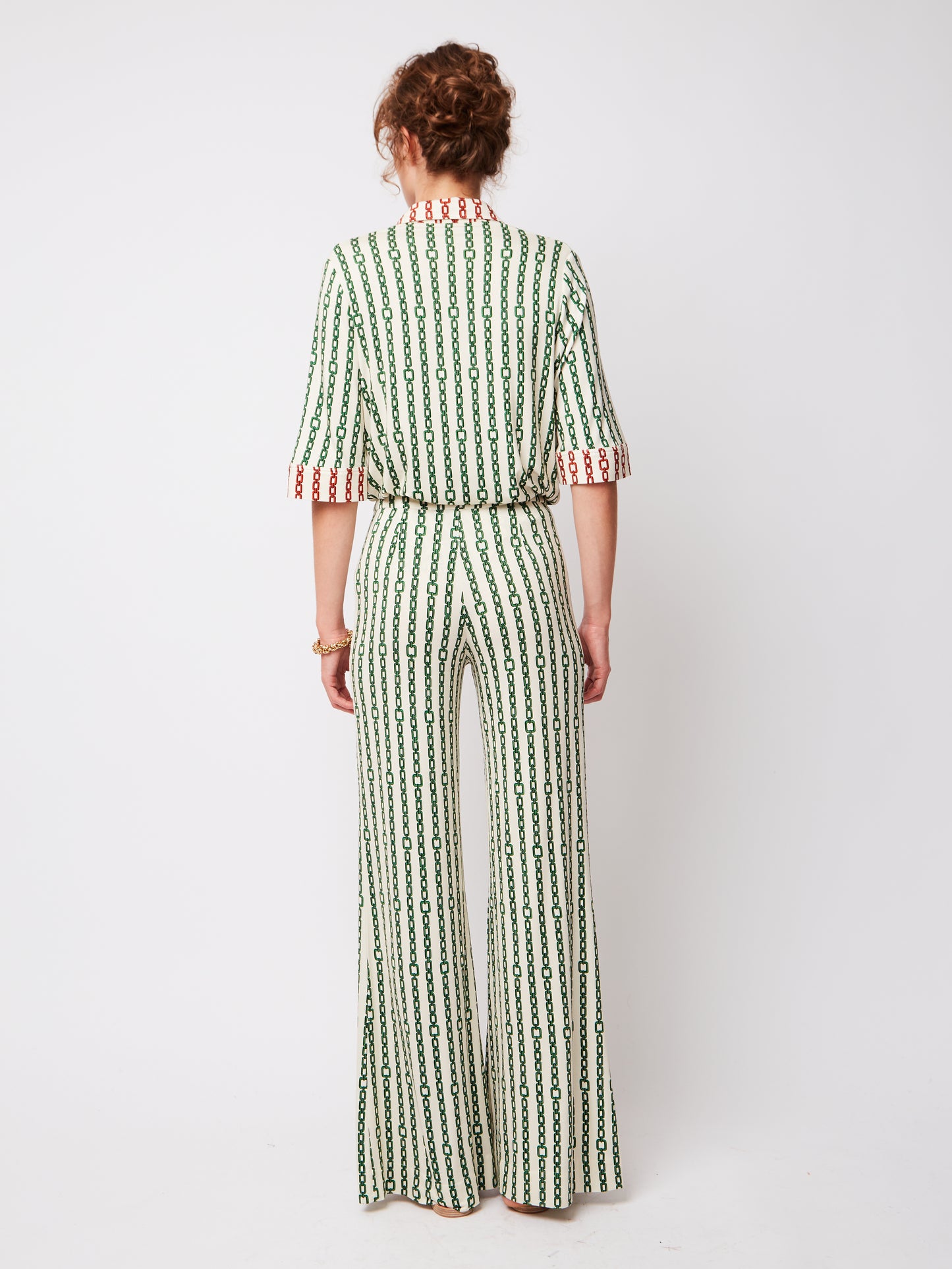 GIUDECCA CHAIN TROUSERS GREEN