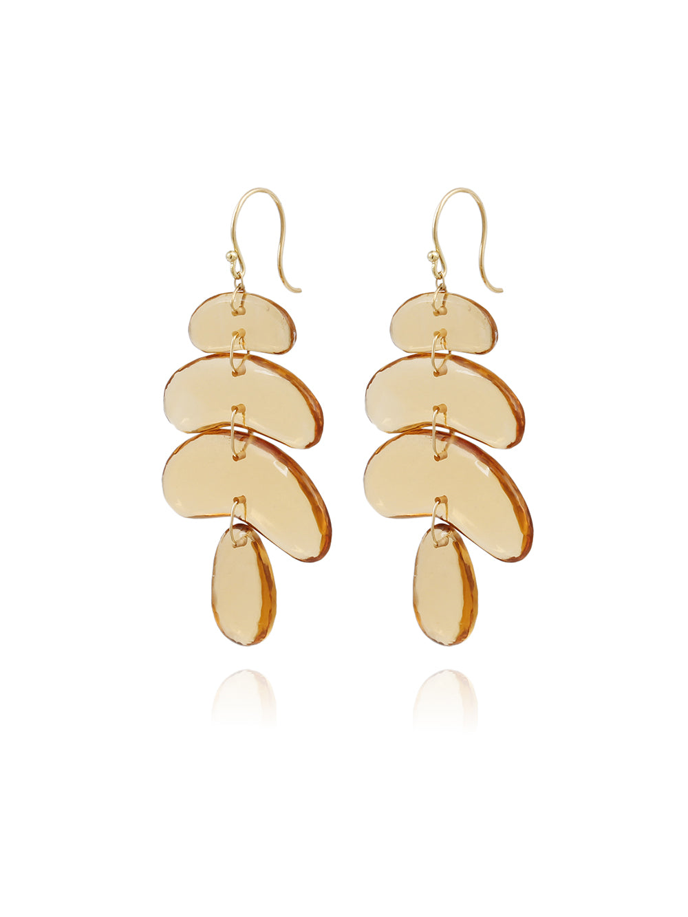 BOUCLES D'OREILLES PETIT TOTEME EN CITRINE