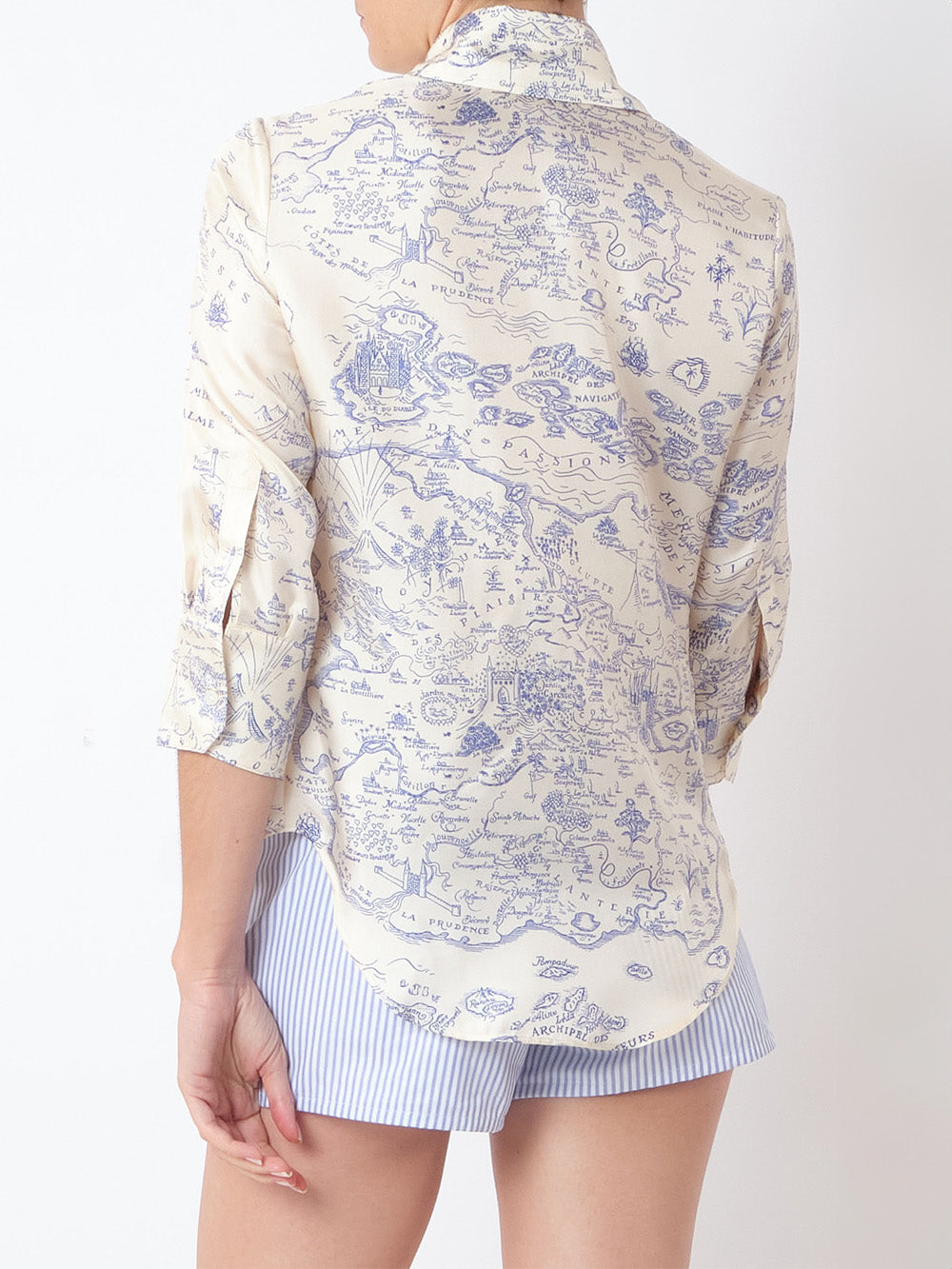 EMMANUELLE MARINE CARD SHIRT