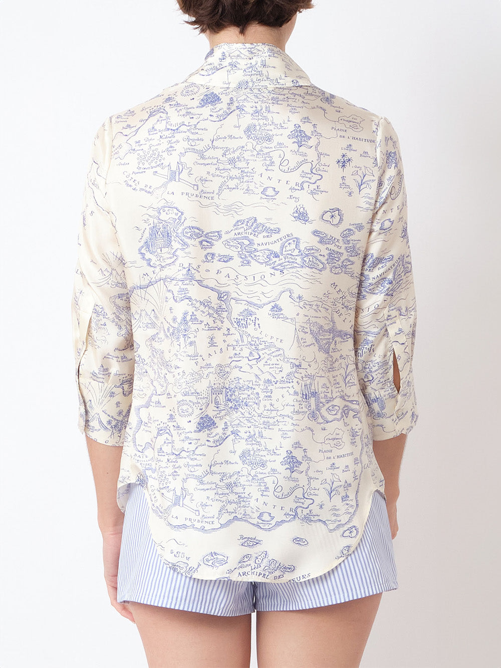 EMMANUELLE MARINE CARD SHIRT