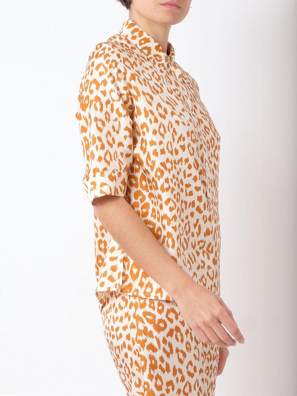 CHEMISE LAUREN PANTHÈRE CAPUCCIO