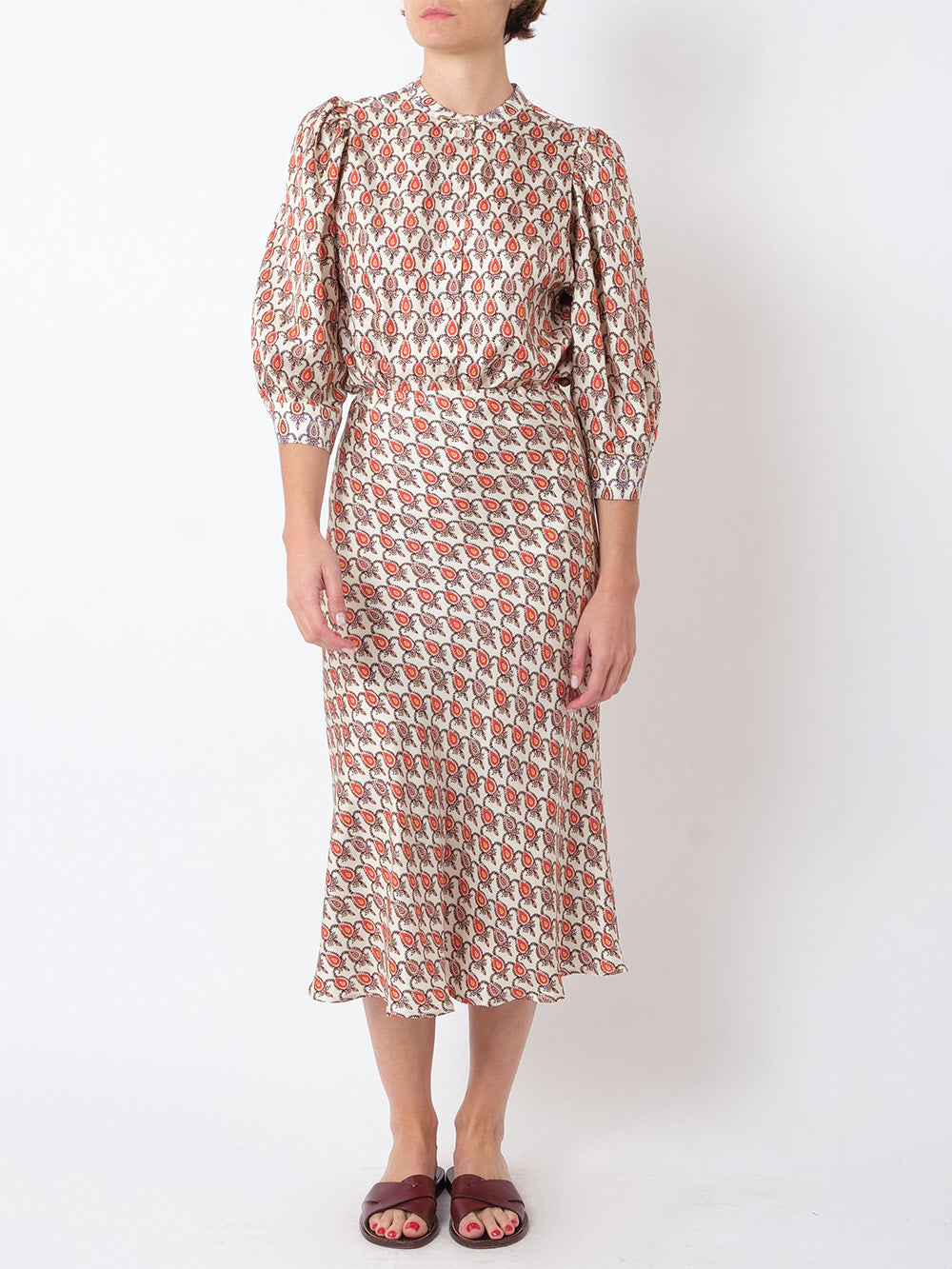 JUPE NOLA SOLEIL ROUGE