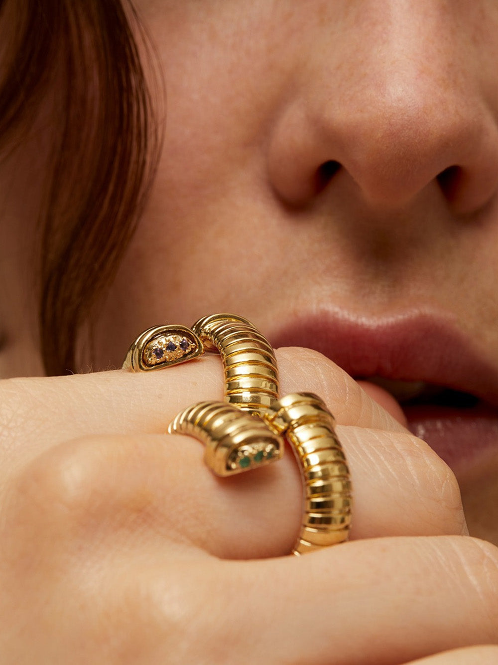 BAGUE ANTIGONE ÉMERAUDE