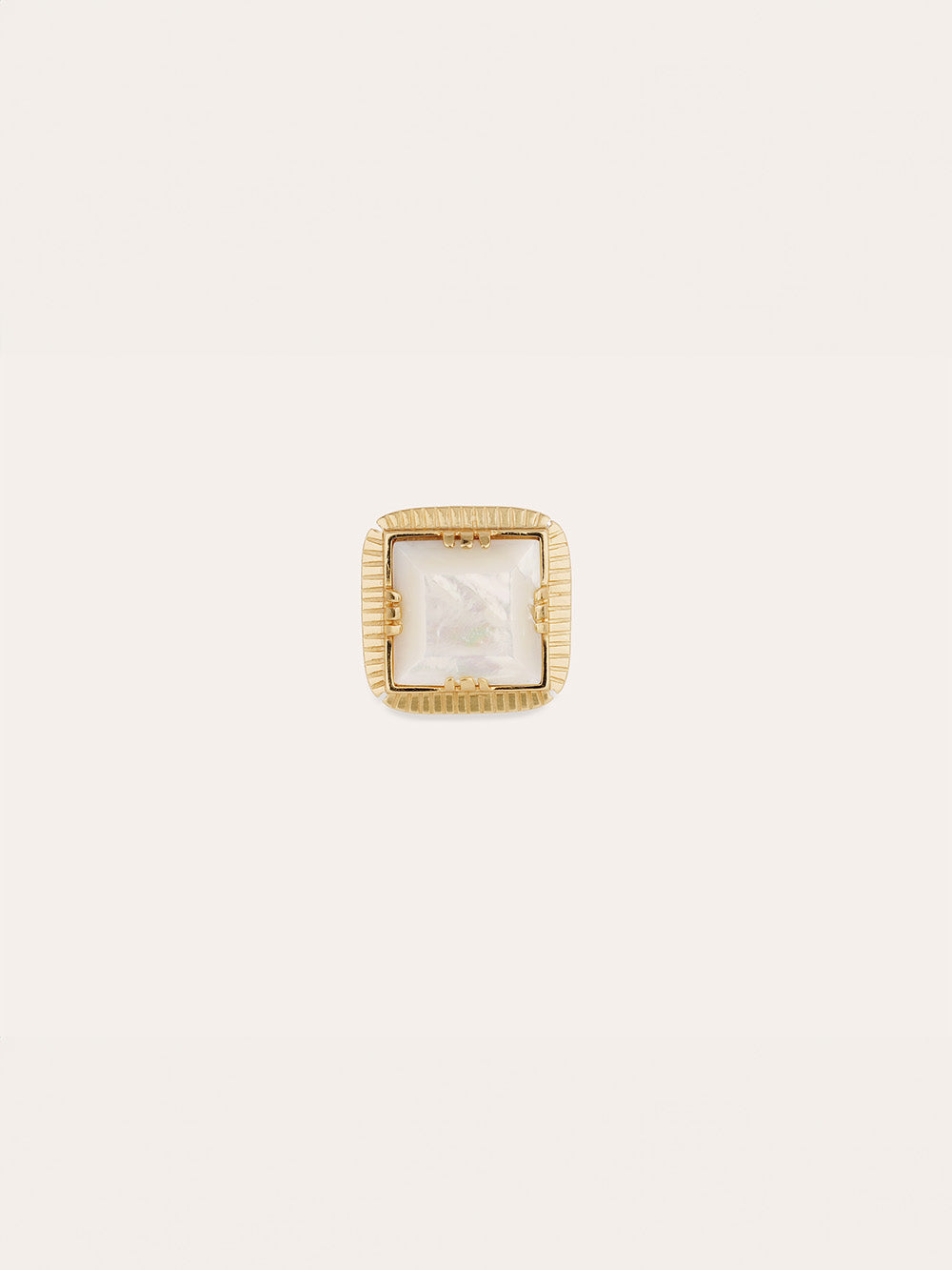 ARTY SQUARE SIGNET RING O