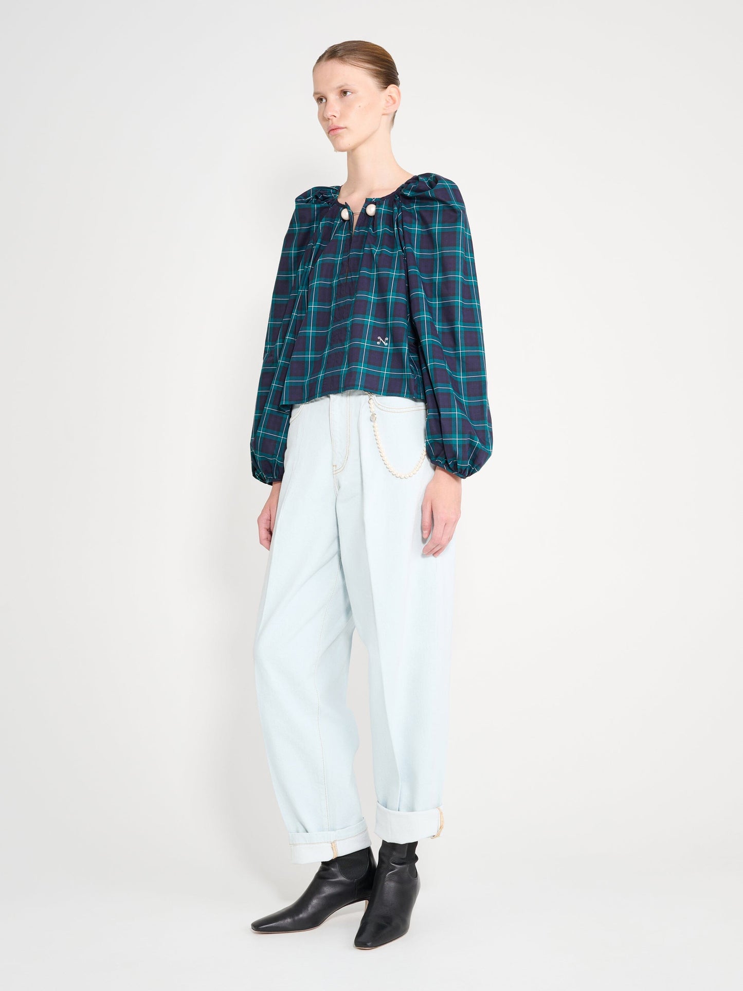 BLOUSE GRAND BAZAAR MINI TARTAN