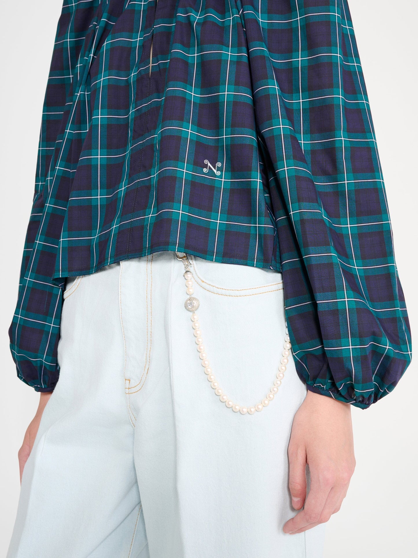BLOUSE GRAND BAZAAR MINI TARTAN