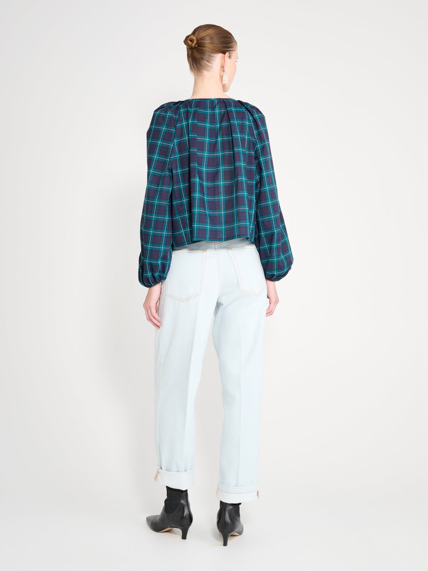 BLOUSE GRAND BAZAAR MINI TARTAN
