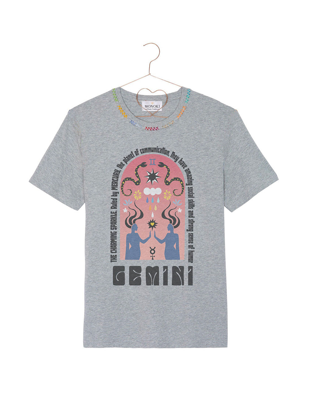 GEMINI GREY ASTRO T-SHIRT