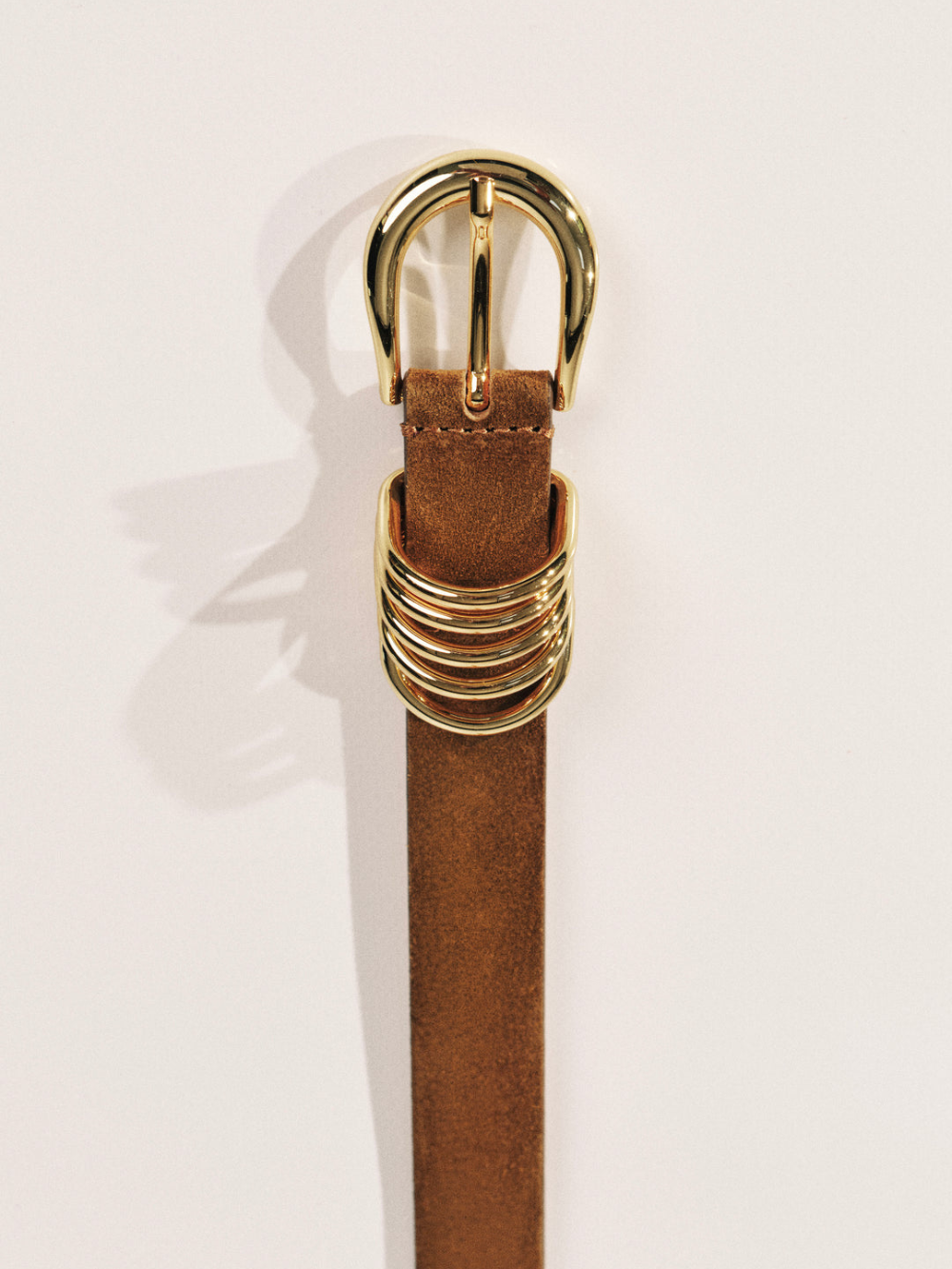 CEINTURE HOLLYHOCK SUEDE OCHRE