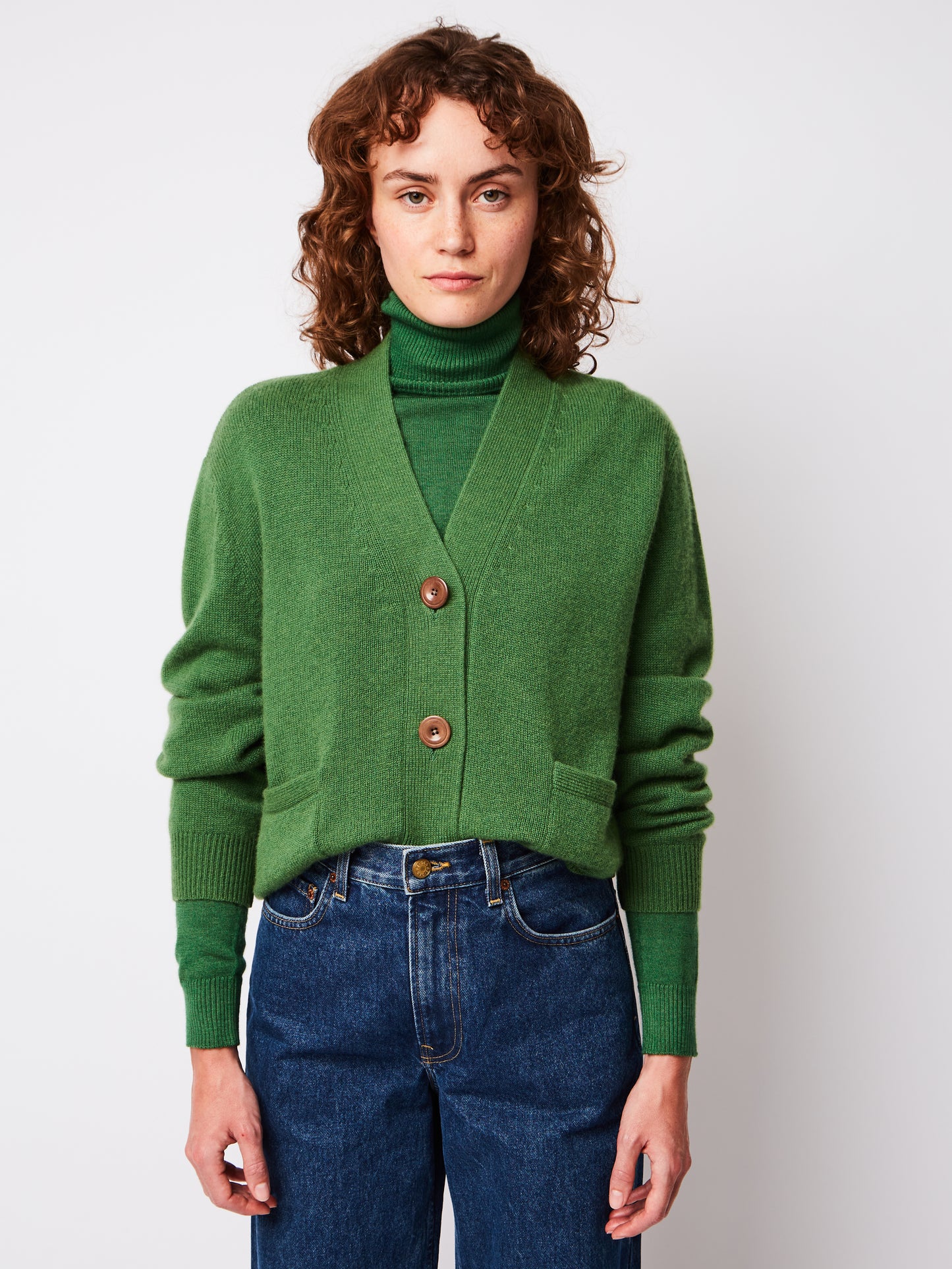 CARDIGAN LOU GREEN MEADOW