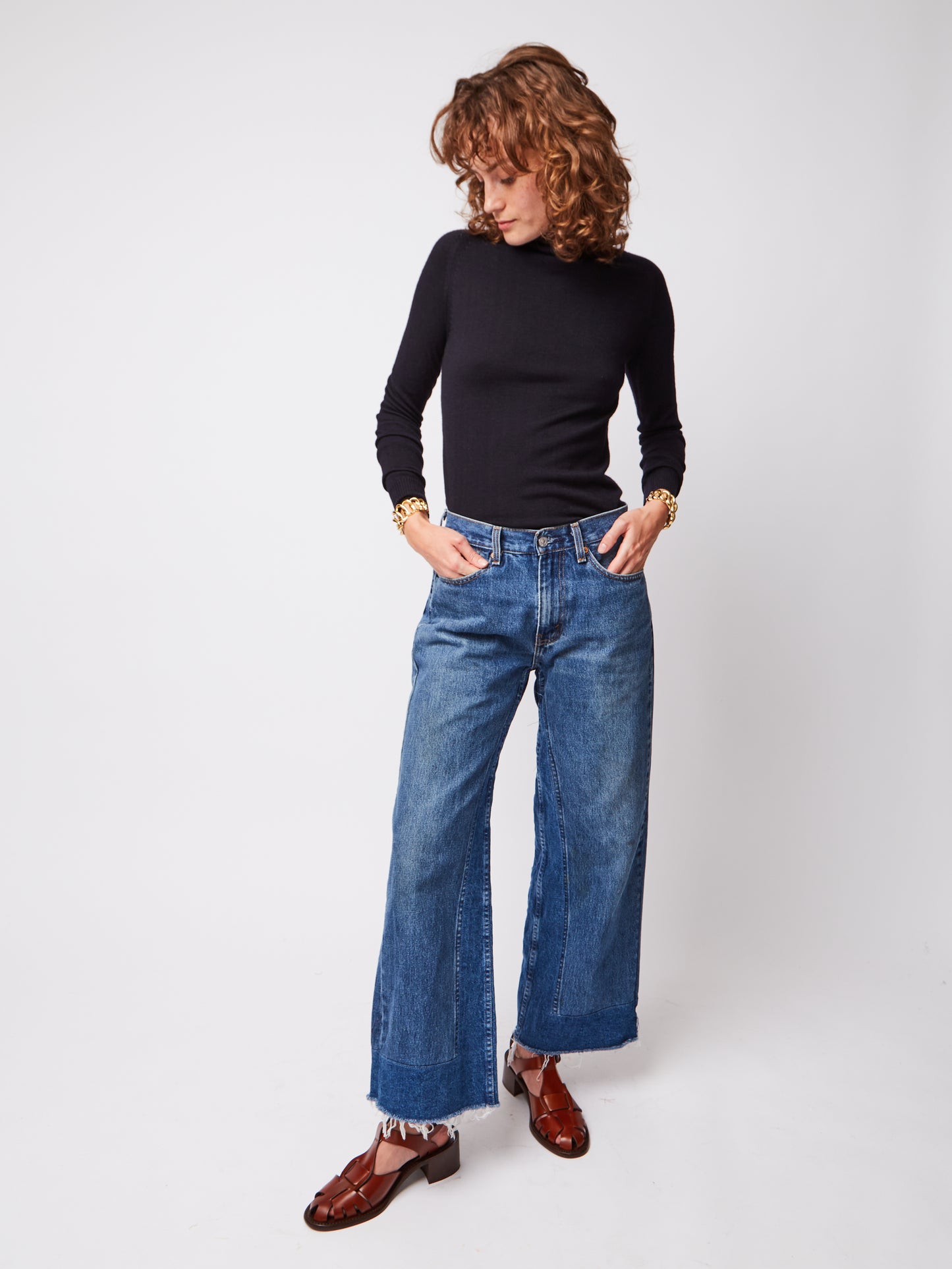 JEAN REWORKED CULOTTE VINTAGE