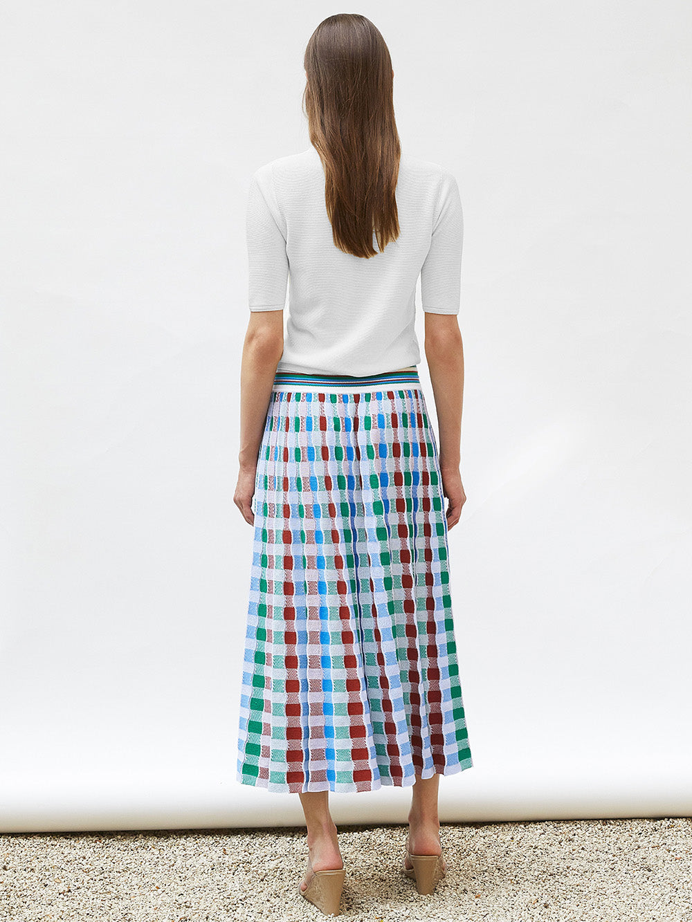 DELICATE TARTAN SKIRT