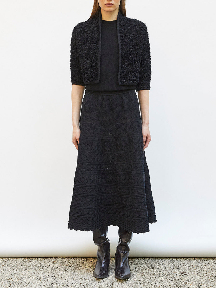 DEEP BLACK DIVA SKIRT