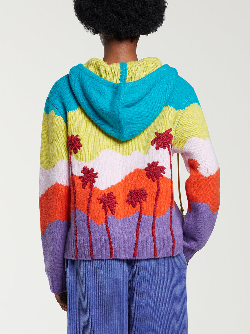 HAND-EMBROIDERED PALM JACKET