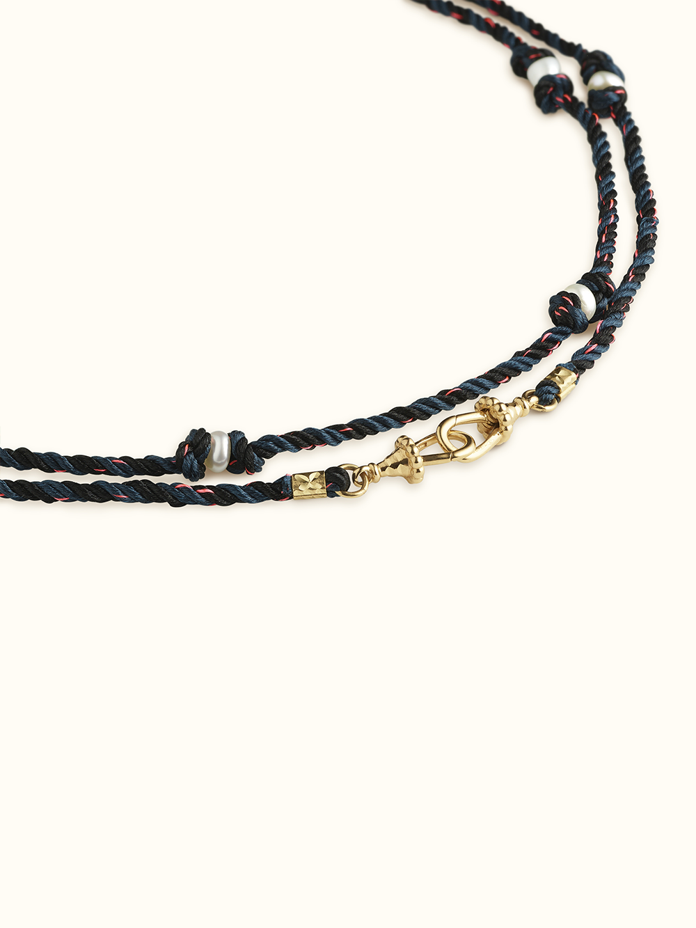 LINK MAULI SILK BLUE AND BLACK