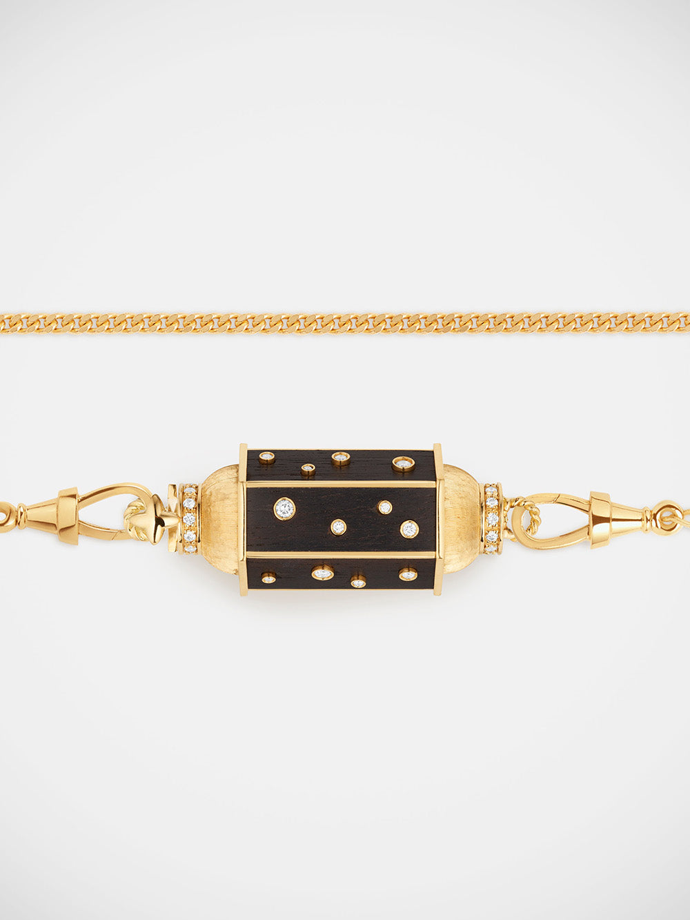 LOCKET EBONY DOT NECKLACE