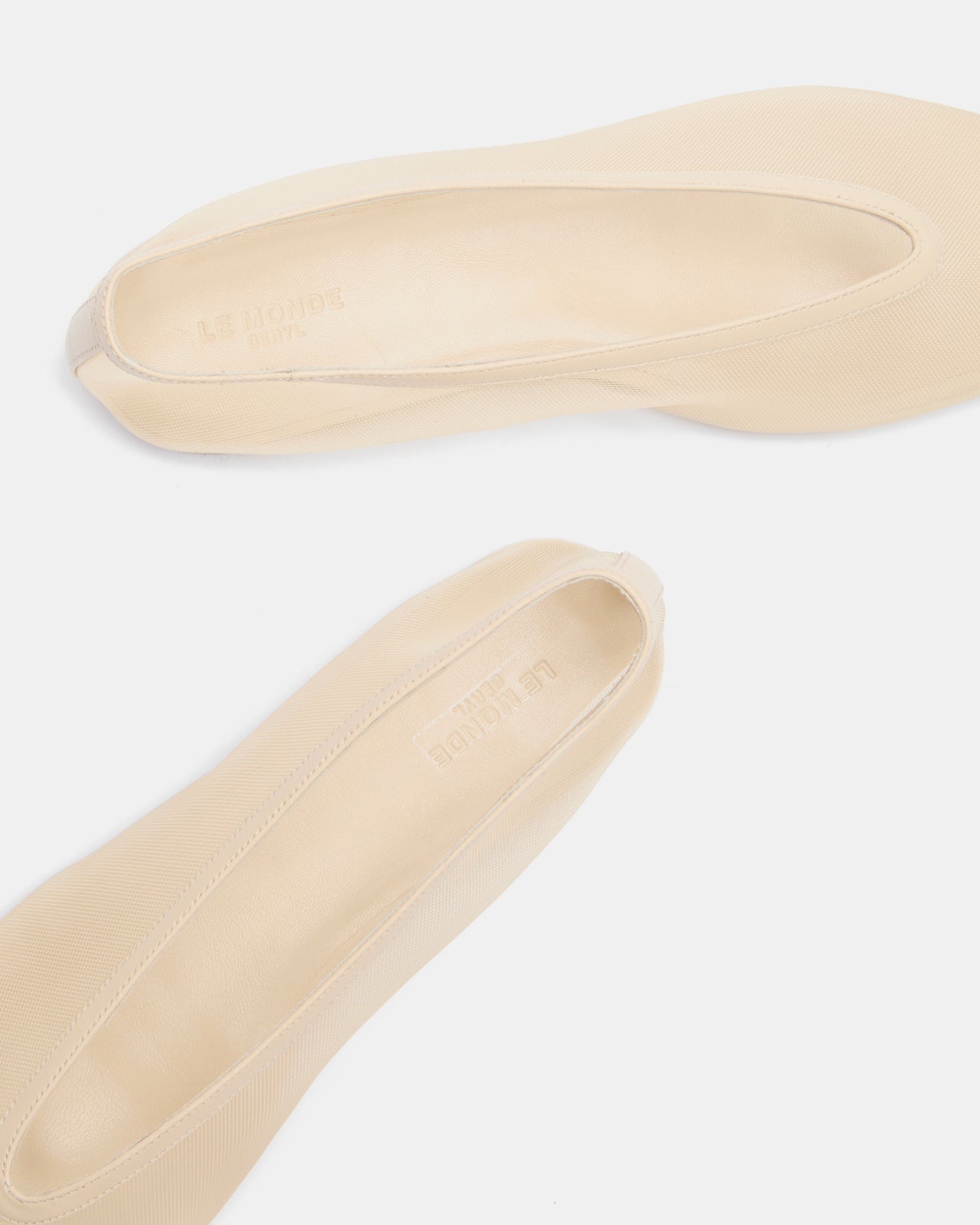 LUNA MESH SAND BALLERINAS