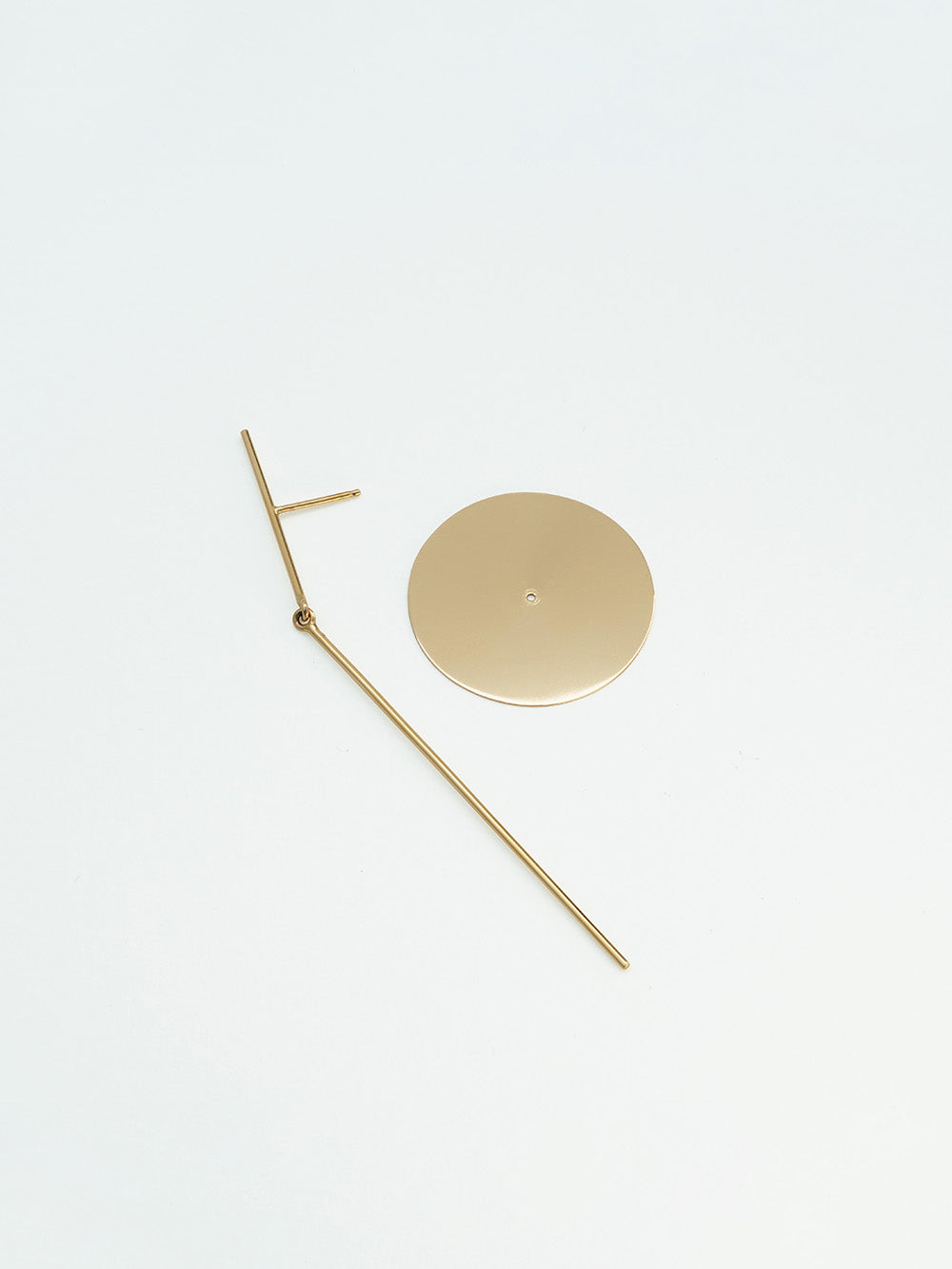 BOUCLE D'OREILLE STICK & CERCLE