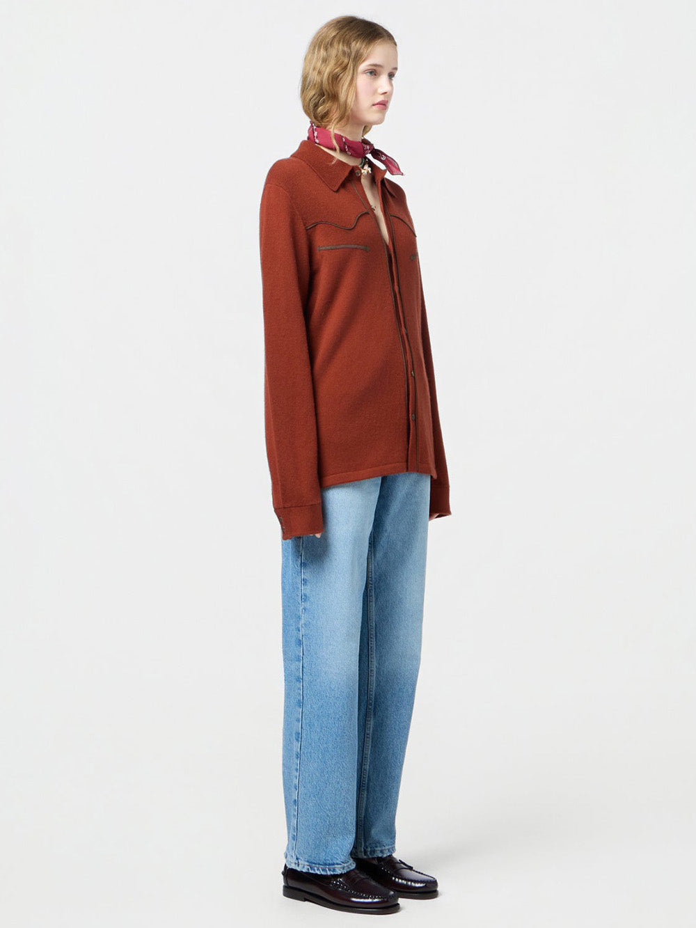 CHEMISE WESTERN CINNAMON