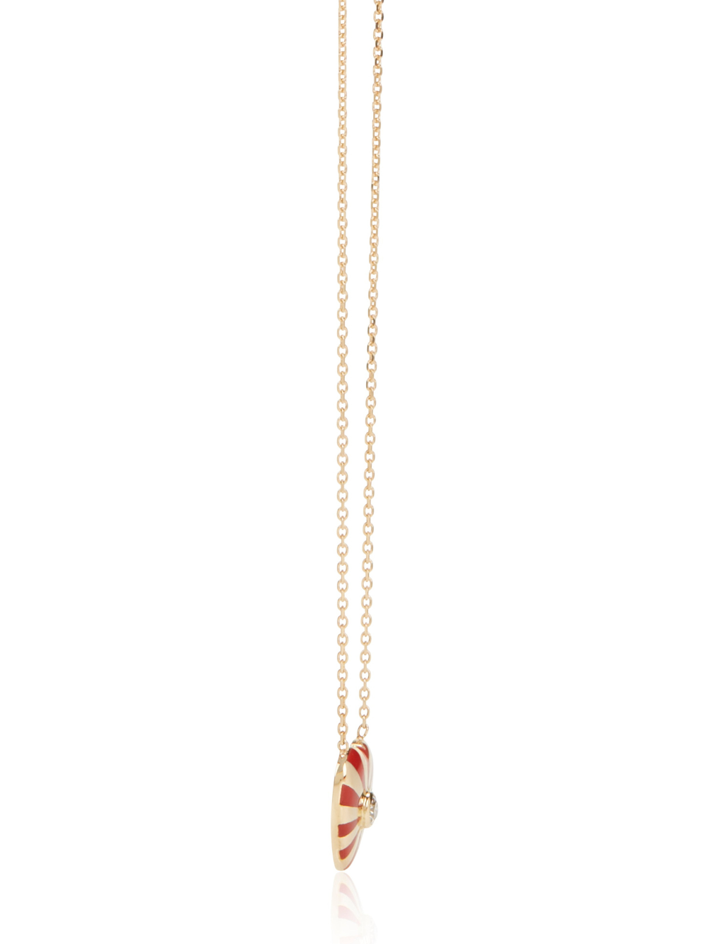 MILA MINI RED HEART NECKLACE