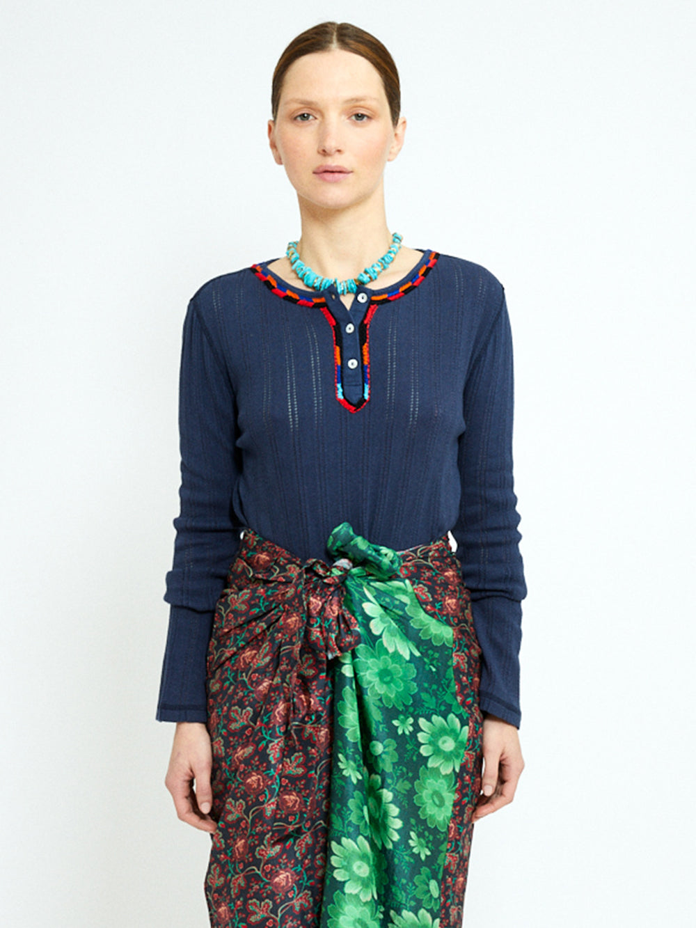 SKIN BLUE TEE-SHIRT
