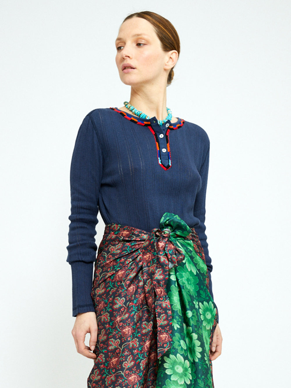 SKIN BLUE TEE-SHIRT