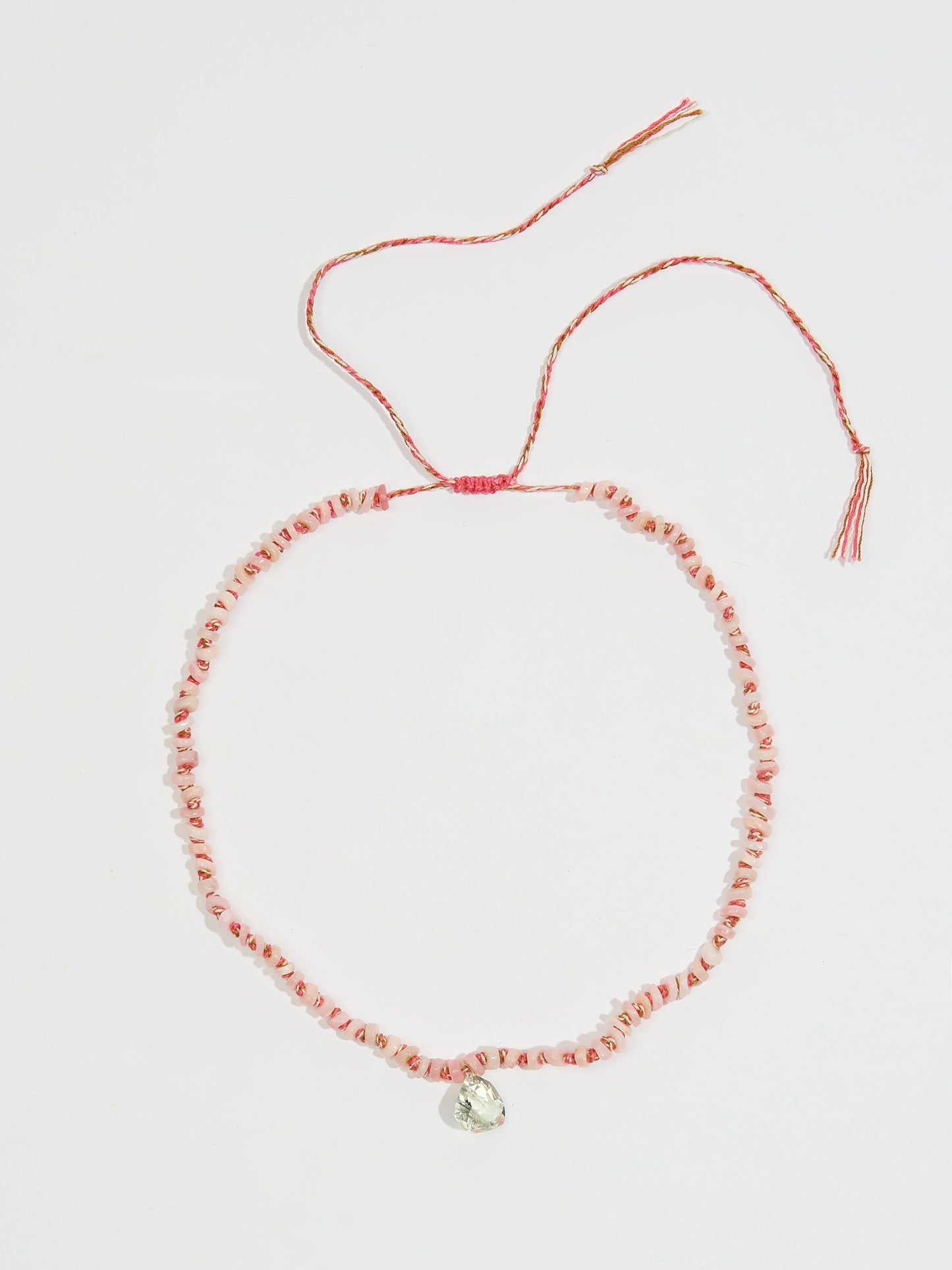 COLLIER LÉA AMETHYSTE VERTE & OPALE