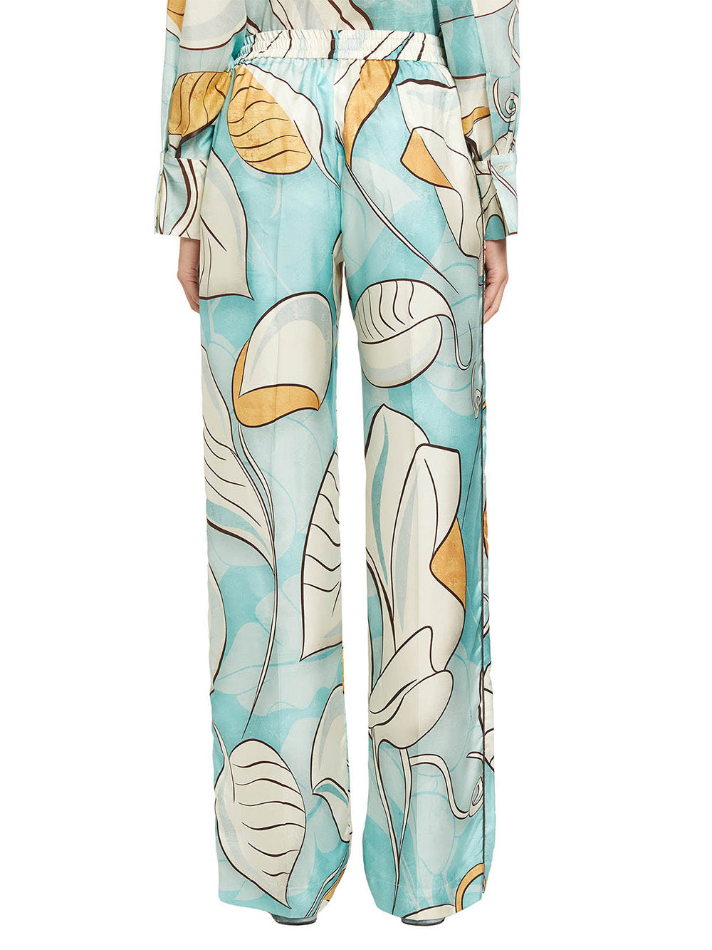 DORIDE BLUE LEAF PANTS