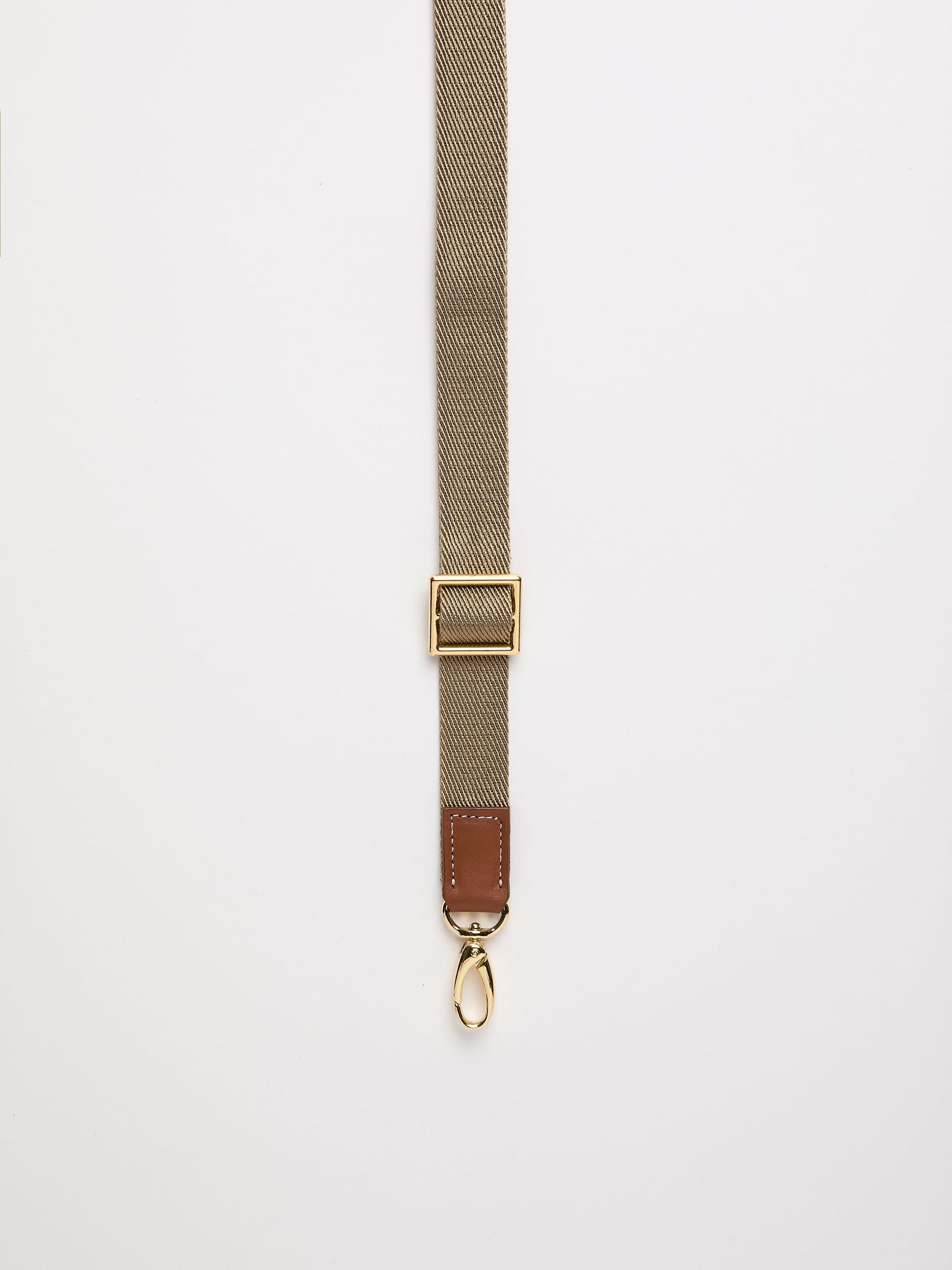 CAMEL TWILL CROSSING BAG