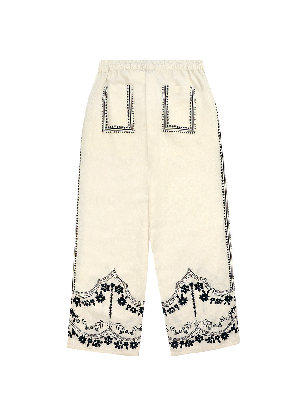PARROT OFF WHITE TROUSERS