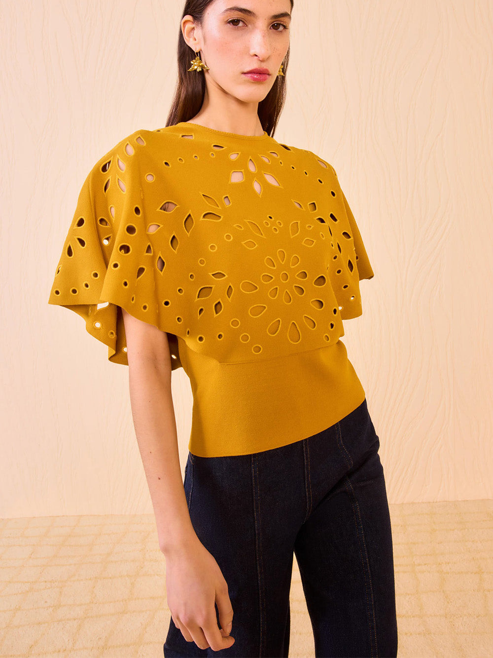 JOSIE GOLDENROD CAPE TOP