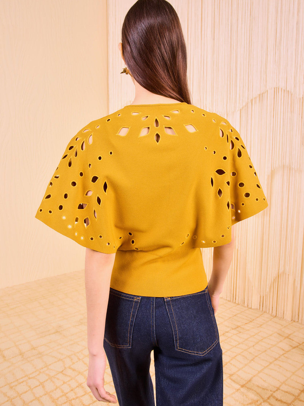 JOSIE GOLDENROD CAPE TOP