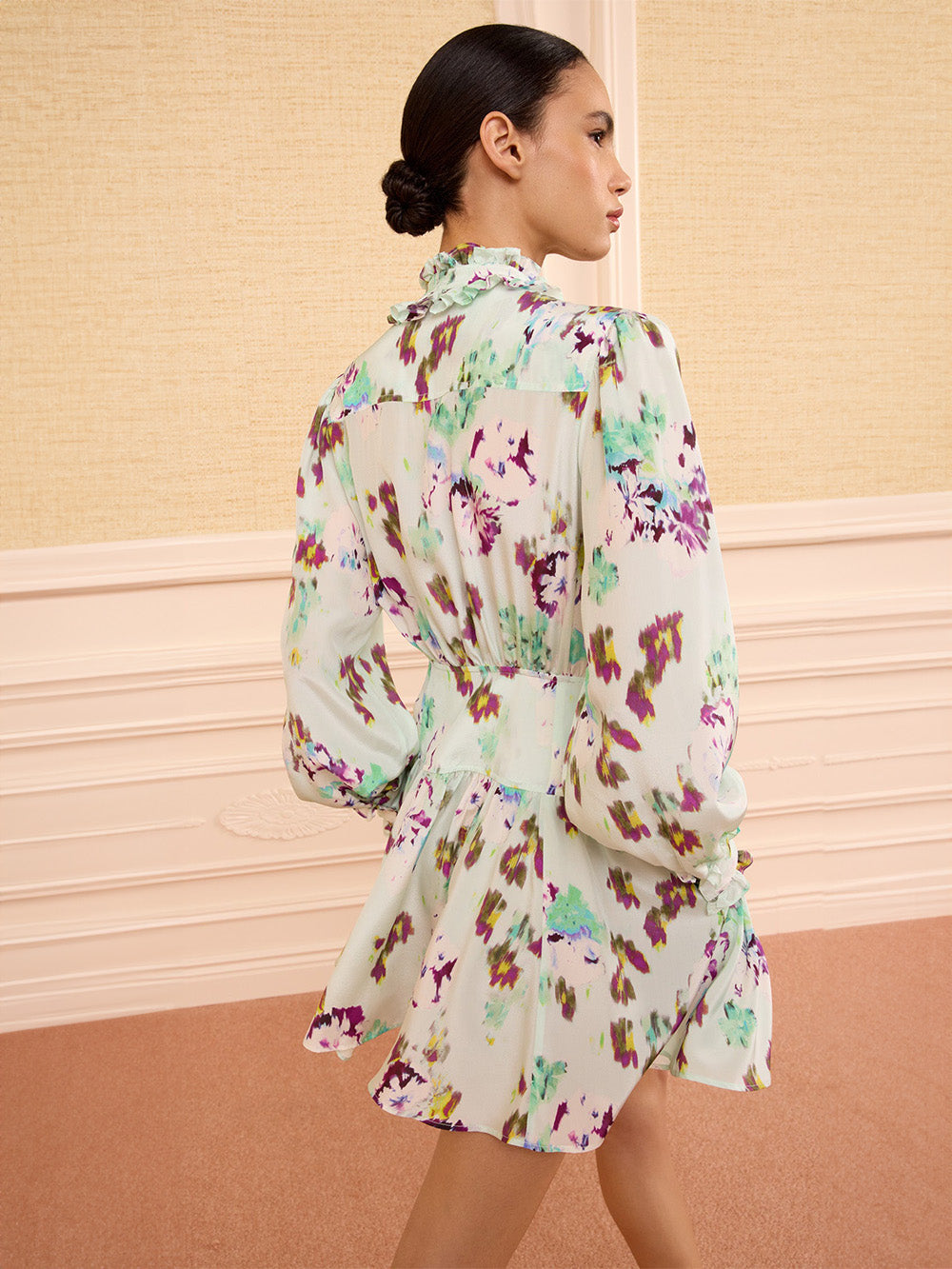VIOLA SILK MINI DRESS