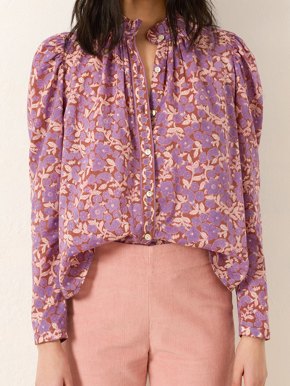 POET TWILIGHT FLORAL BLOUSE